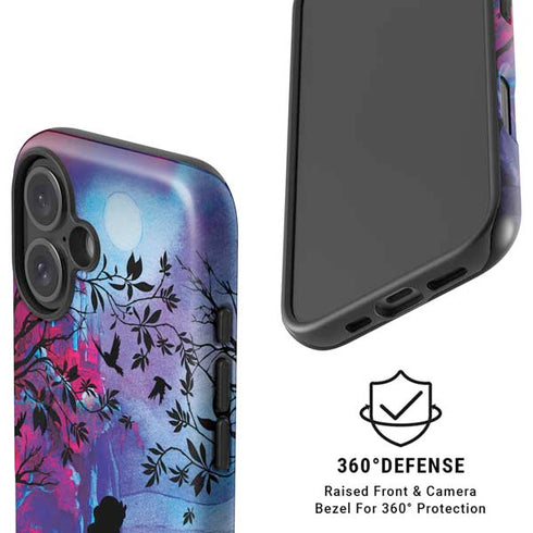 Disney Snow White Enchanted Forest Silhouette iPhone 16 Plus Magsafe Impact Case